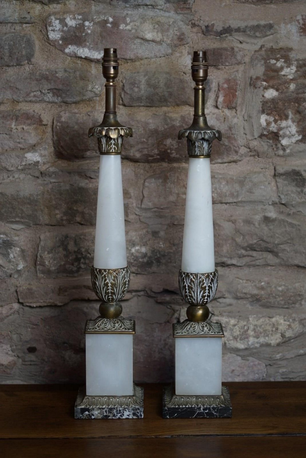 Vintage italian marble deals lamps