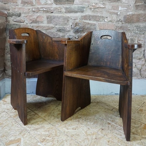 A Pair Of Berga Style Chairs Attributed To Åby Möbelfabrik, Circa 1940