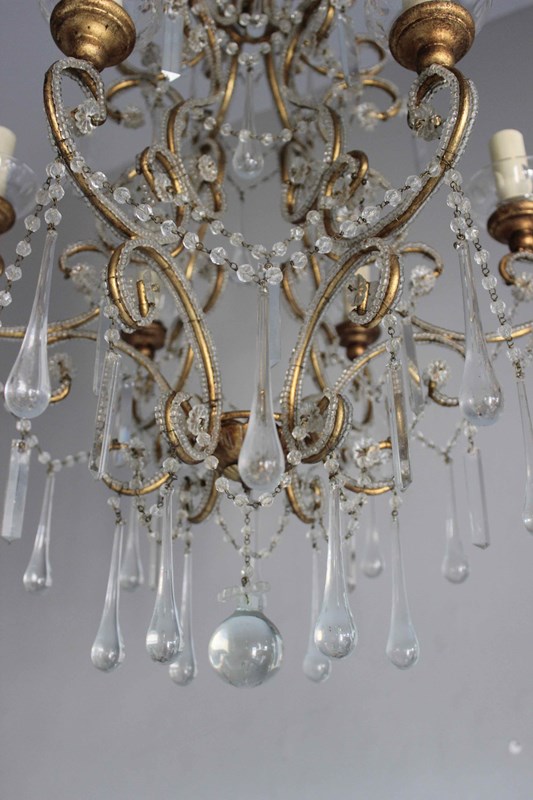 Beaded Giltwood And Clear Glass Antique Chandelier-norfolk-decorative-antiques-img-4189-main-638193274241115130.jpeg