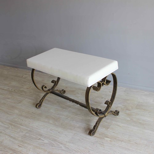 Spanish Heart Shaped 'End Of Bed' Stool
