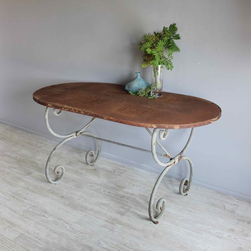 Oval Six Seater Garden Table
