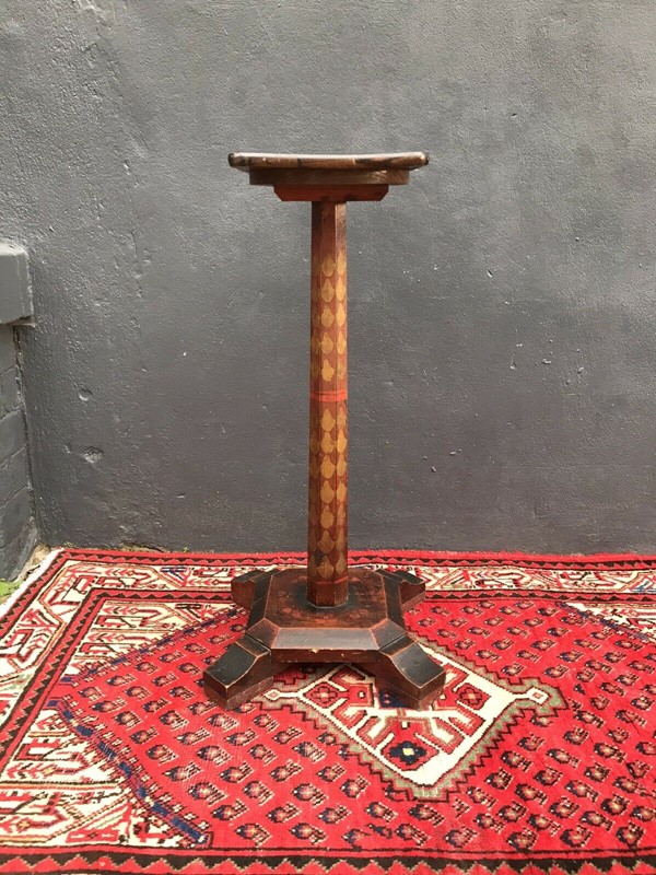 19th Century Painted Pedestal Stand/Plinth -nothing-new-19th-century--painted-pedestal-stand---st-marys-abbey---st-scholasticas-atherstone---nothing-new-2-main-637723361584260093.jpg