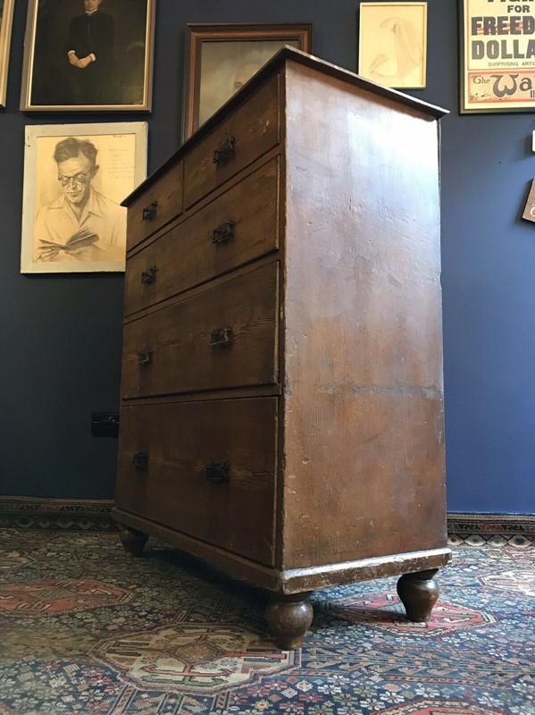 Large 19th C. Country House Pine Chest Of Drawers -nothing-new-19th-century-country-house-scumble-painted-chest-of-drawers---nothing-new-3-main-637749244955566768.jpg