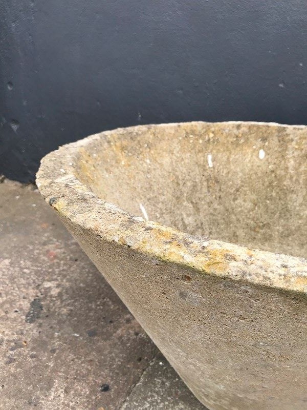 Pair Of Early To Mid 20Th Century Reconstituted Stone Conical Planters -nothing-new-57406f36-e346-4b84-aedb-4b4290cb2bae-main-638217602875285300-1.jpeg