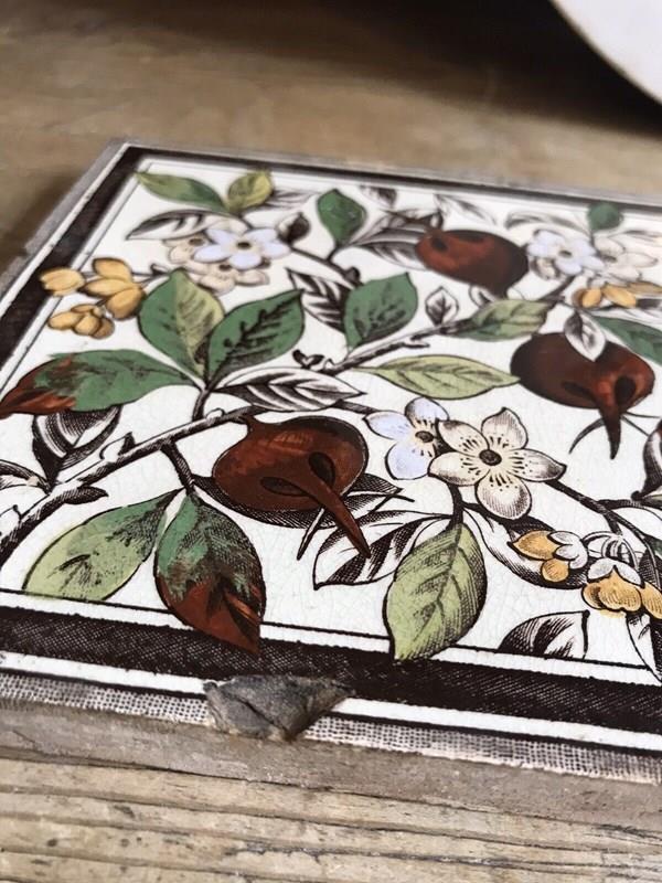 Antique 19Th Century Victorian 6" Floral Fireplace Tile Sherwin & Cotton-nothing-new-antique-19th-century-victorian-6-inch-floral-fireplace-tile-sherwin-and-cotton---nothingnewstafford-5-main-638256448346917558.jpg