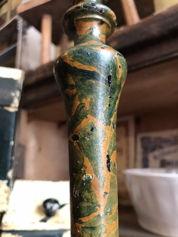 Antique Early 20Th Century Wooden Faux Marble Painted Table Lamp -nothing-new-antique-early-20th-century-wooden-faux-marble-painted-table-lamp-lighting-light---nothingnewstafford-5-main-638312426329249825.jpg