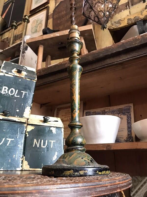 Antique Early 20Th Century Wooden Faux Marble Painted Table Lamp -nothing-new-antique-early-20th-century-wooden-faux-marble-painted-table-lamp-lighting-light---nothingnewstafford-9-main-638312426383624835.jpg