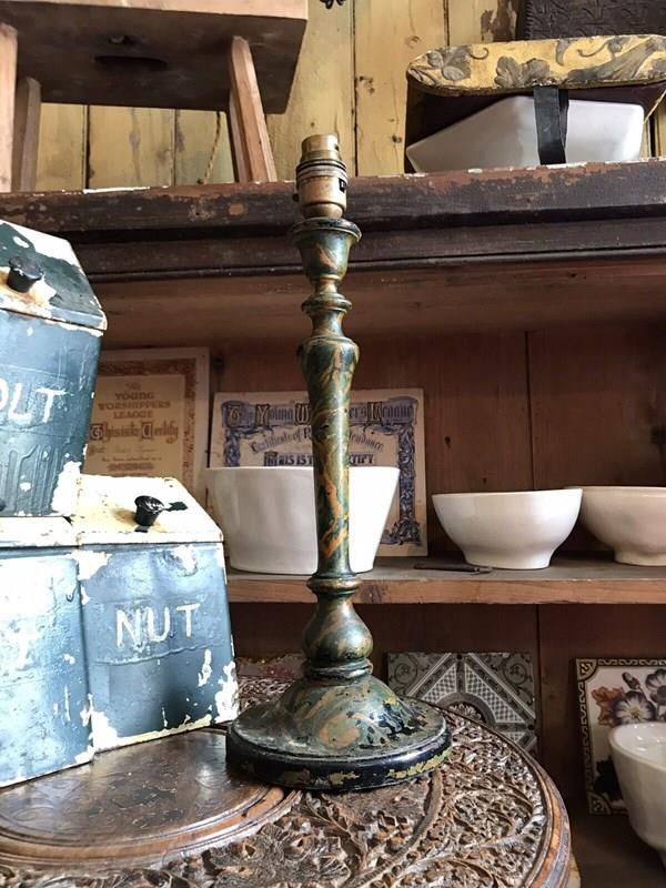 Antique Early 20Th Century Wooden Faux Marble Painted Table Lamp -nothing-new-antique-early-20th-century-wooden-faux-marble-painted-table-lamp-lighting-light---nothingnewstafford-99999-main-638312426441279831.jpg