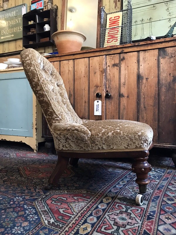19th Century Button Back Slipper Chair -nothing-new-antique-victorian-19th-century-button-back-slipper-chair-bedroom-nursing---nothingnewstafford-1-main-638094840768410317.jpg