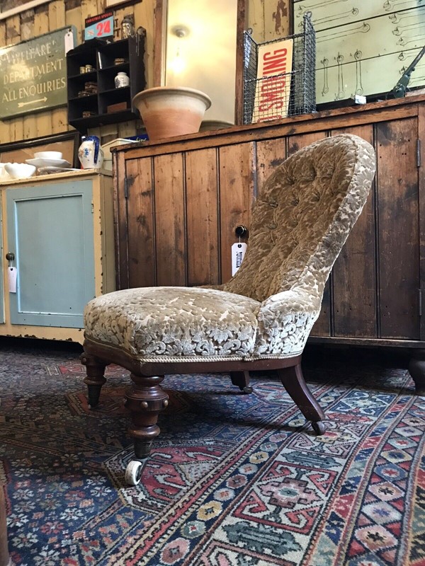 19th Century Button Back Slipper Chair -nothing-new-antique-victorian-19th-century-button-back-slipper-chair-bedroom-nursing---nothingnewstafford-5-main-638094842453047765.jpg