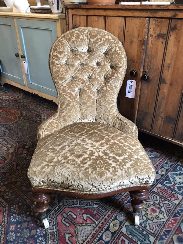 19th Century Button Back Slipper Chair -nothing-new-antique-victorian-19th-century-button-back-slipper-chair-bedroom-nursing---nothingnewstafford-9-main-638094842508671412.jpg