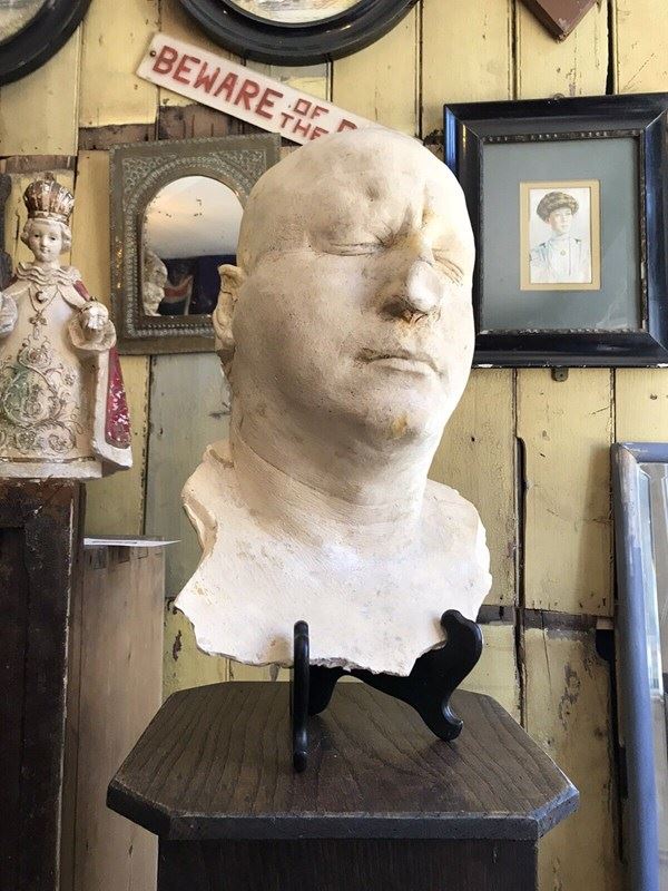 Mid 20Th Century Plaster Death Mask Of Unknown Male-nothing-new-death-mask---nothing-new-01-main-638323718306639166.jpg