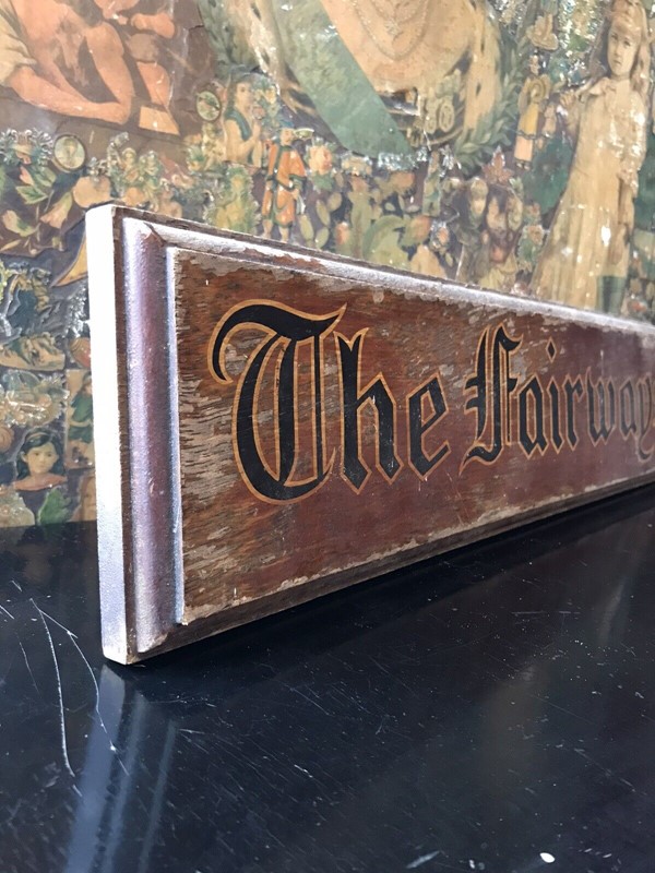 Early 20th C. Estate House Name 'The Fairways' -nothing-new-early-20th-century-hand-painted-hardwood-house-name-sign-the-fairways---nothingnewstafford-2-main-637967084997037331.jpg