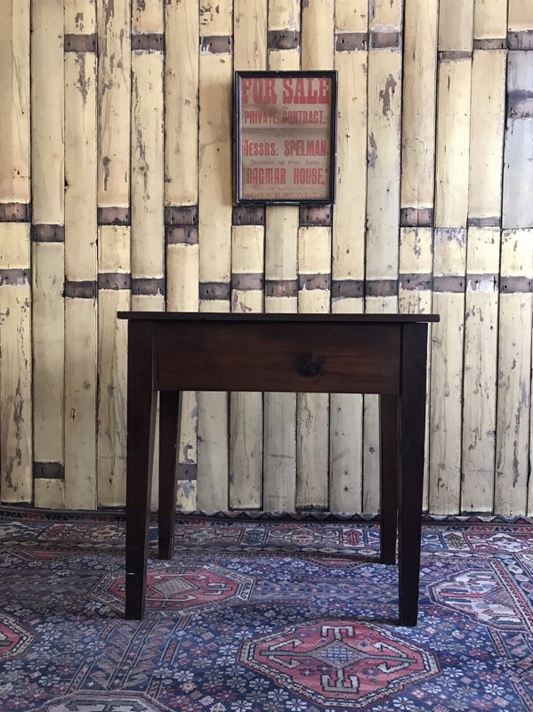 Early 20th Century Side Table With A Single Drawer-nothing-new-early-20th-century-oak--pine-side-table-with-a-single-drawer-antique-desk---nothingnewstafford-8-main-637995531329140150.jpg