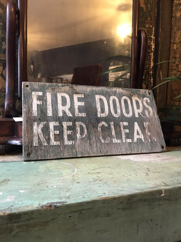 'Fire Doors Keep Clear' Industrial Sign -nothing-new-fire-doors-keep-clear-industrial-sign---nothing-new-stafford-10-main-637818233536503919.jpg
