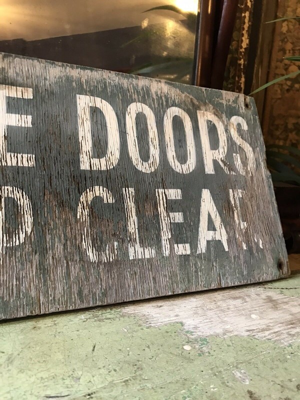 'Fire Doors Keep Clear' Industrial Sign -nothing-new-fire-doors-keep-clear-industrial-sign---nothing-new-stafford-3-main-637818233856647691.jpg