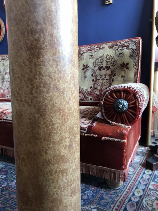 Early 20th Century Faux Marble Painted Pedestal-nothing-new-late-19th-early-20th-century-faux-marble-painted-column-pedestal-plinth-torchere---nothing-new--4-main-637850471303735430.jpg