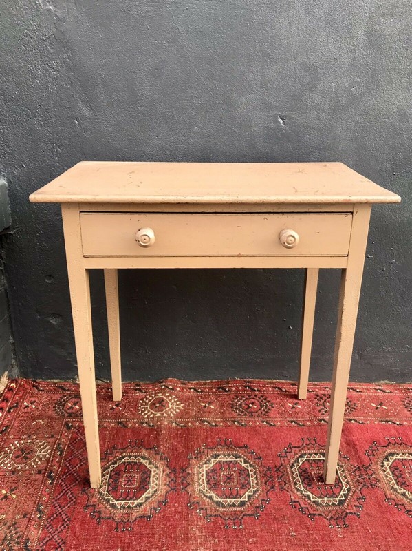 19th Century Painted Side Table With A Drawer-nothing-new-painted-table---nothing-new-01-main-637703274775802945.jpg