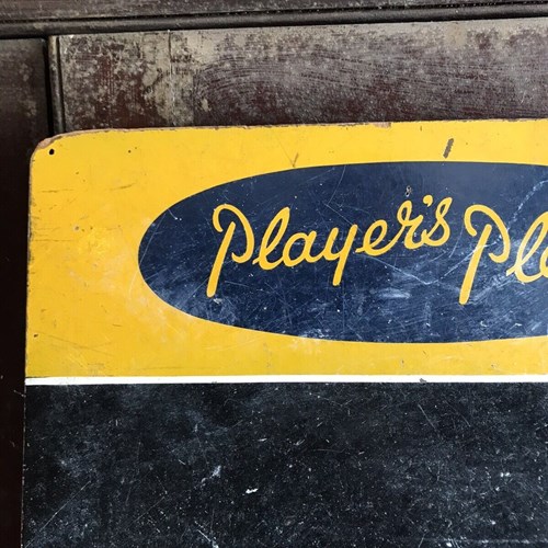 Vintage Mid 20Th Century Player's Please Cigarettes Scoreboard Chalkboard Sign