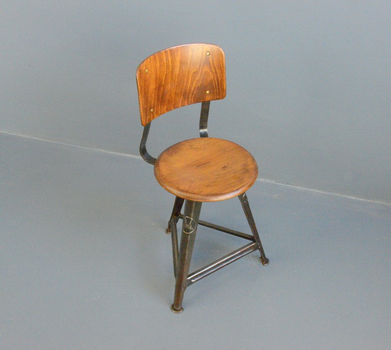 Industrial Factory Chair By Rowac Circa 1920s-otto-s-antiques--dsc0017-main-637904746485349883.JPG