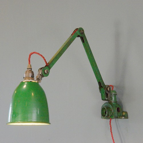 Wall Mounted Task Lamp By EDL Circa 1950S