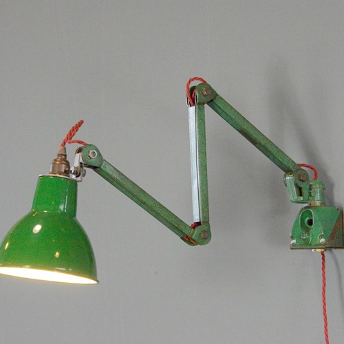 Wall Mounted Task Lamp By EDL Circa 1930S