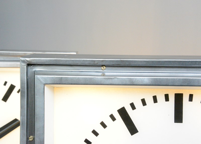 XL Light Up Station Clocks By Pragotron Circa 1950-otto-s-antiques--dsc0969-main-637642857933675373.JPG
