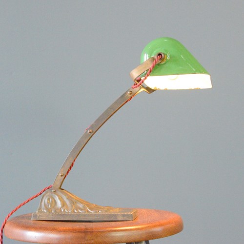 Bankers Lamp By Niam Paris Circa 1920S