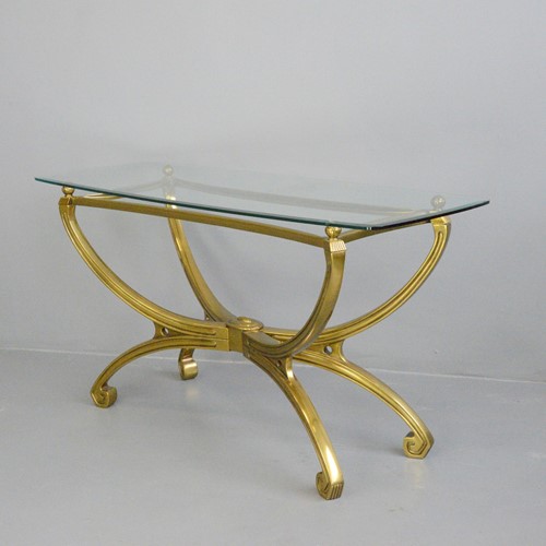 Hollywood Regency Console Table Circa 1970s