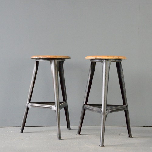 Industrial Work Stools By Ama Circa 1930S