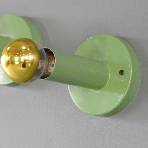 Pastel Green Wall Lights Circa 1950S