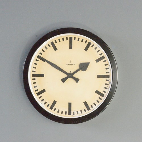 Siemens Wall Clock Circa 1930S