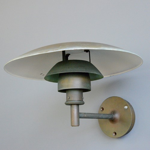 Verdigris Copper Louis Poulson Wall Light