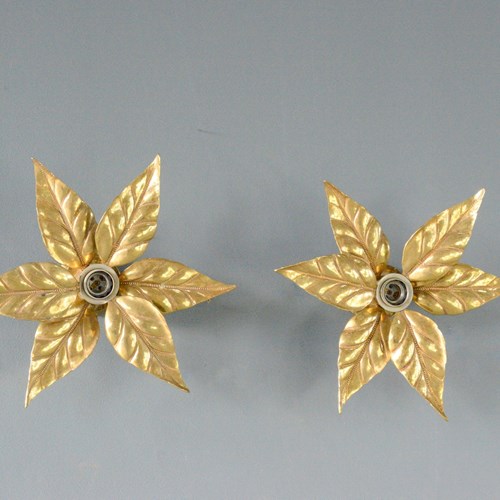 Hollywood Regency Wall Lights By Massive Circa 1970S