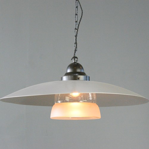 Mithras Glass Pendant Lights By August Walter & Sohne