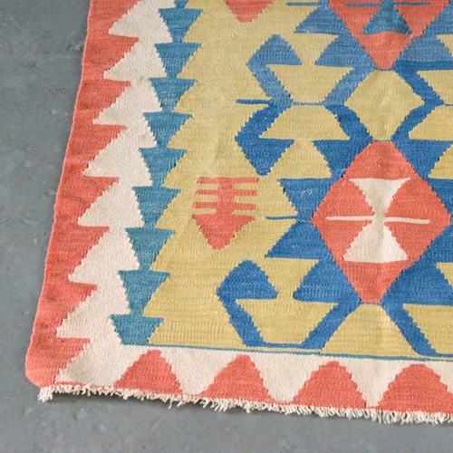 Hand Made Kilim Rug Circa 1950S