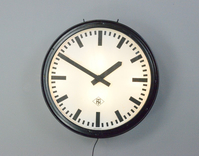 Large Light Up Factory Clock By TN Circa 1950s-otto-s-antiques--dsc5096-main-637732883153352901.JPG
