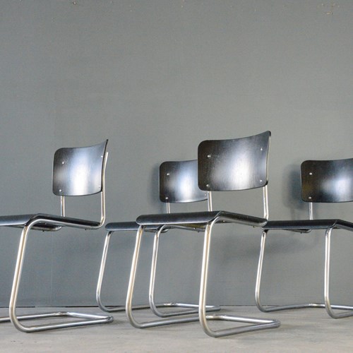 Bauhaus Cantilever Chairs By Pohlschröder Circa 1930S