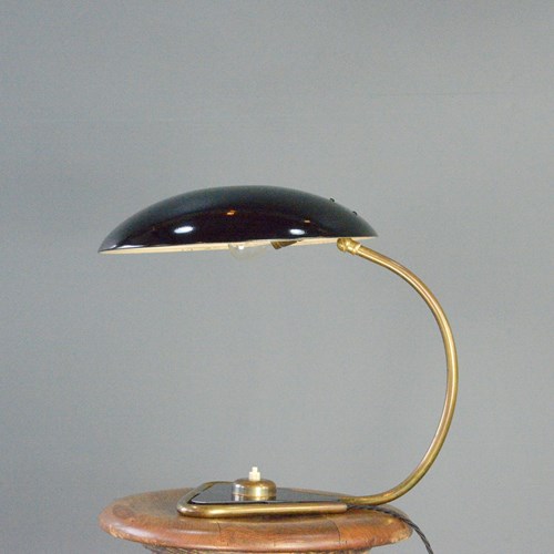 Mid Century Brass Table Lamp Circa 1950S