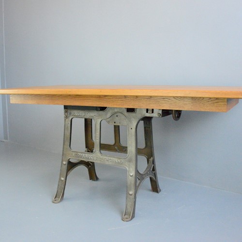 Large Industrial Table By Woods & Co Circa 1910