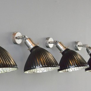 Czech Mercury Glass Wall Lights Cir...