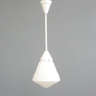 Conical Phillips Opaline Light Circ...