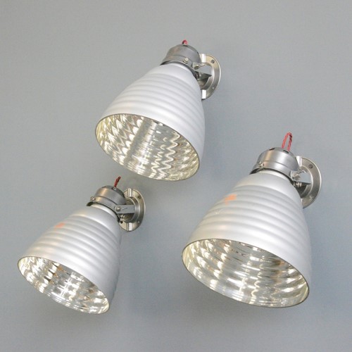 Mercury Glass Wall Lights By Zeiss Ikon Circa 1930