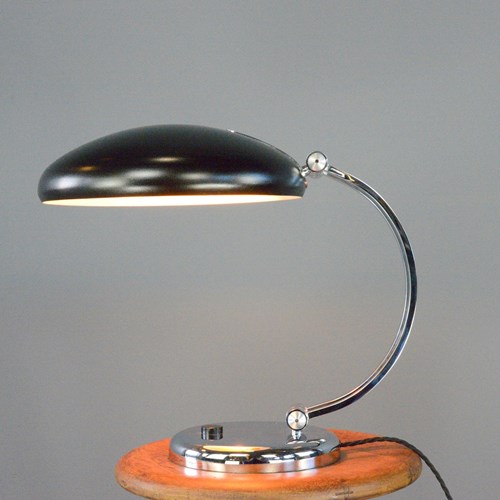 Mid Century Table Lamp By Hillebrand Circa 1970S