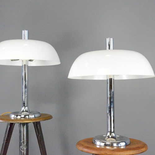 Mid Century Table Lamps By Hillebrand Circa 1970S
