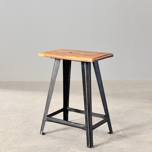 Industrial Factory Stool By Rowac Circa 1920S