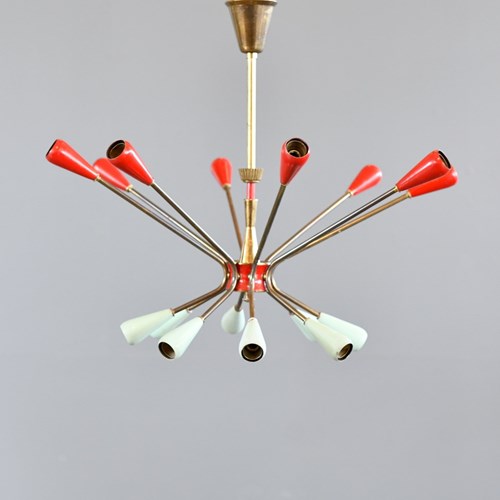 Mid Century Chandelier Circa 1950S
