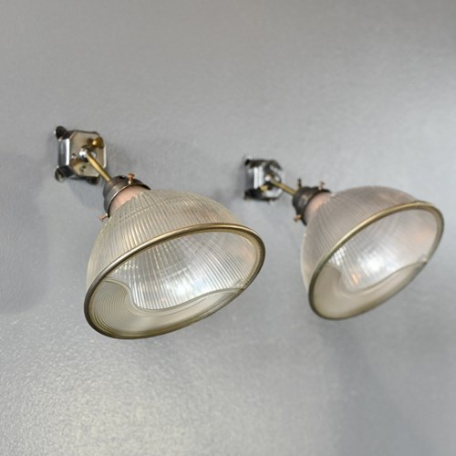 Articulated Wall Sconces By Holophane Circa 1940S