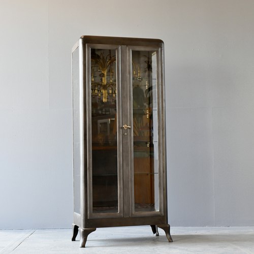 German Light Up Medical Cabinet By Franz Bingler Circa 1920S