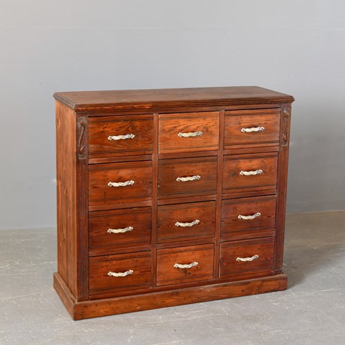 Art Nouveau Ironmongers Drawers Circa 1910